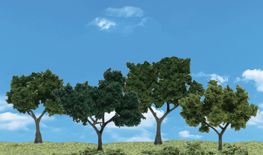 Woodland Scenics: Scene-A-Rama: 4 Deciduous Trees  (2" - 3") 