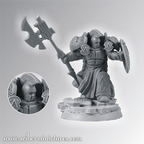 Scibor Monstrous Miniatures: Spartan SF Warrior #2 