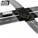 4Ground Miniatures: 15mm Terrain: Carriage Way Cross Roads 