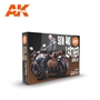AK-Interactive 3G Series: Skin and Leather Colors Set - AK-11613 [8435568308206]