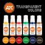 AK-Interactive 3G Series: Transparent Colors Set - AK-11758 [8435568326934]