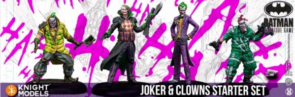 Joker and Clowns Starter Set KST35DC167 Batman Miniature Game 2nd Edition