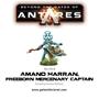 Beyond the Gates of Antares Freeborn: Amano Harran, Freeborn Mercenary Captain - WGA-FRB-38 [5060393703914]