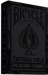 Bicycle Playing Cards: Tactical Field: Black