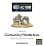 Bolt Action: British: Commando 3'' Mortar Team - WLGWGB-BI-33 WGB-BI-33 [5060200842393]