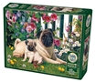 Cobble Hill Puzzles (1000): Pug Family - 80132 [625012801324]