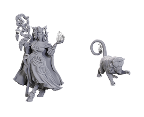 Critical Role Unpainted Minis: Fearne Calloway and Mister