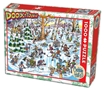 Cobble Hill Puzzles (1000): DoodleTown: Hockey Town - 53507 [625012535076]	