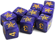 Elder Dice: D6 Set: Astral Elder Sign: Mystic Purple - INB-ED6-A11 [752830896284]