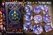 Elder Dice Polyhedral 10 Die Set: Sigil of the Dreamlands Glass/Wax: Prismatic Infinity - INB-EDP-D21 [850003463339]