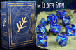 Elder Dice: Polyhedral Set: Elder Sign: Blue Aether - INB-EDP-L11 [850003463230]