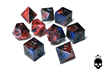 Elder Dice: Polyhedral Set: Mark of the Necronomicon: Blood and Magick Raw - INB-EDP-NR1 [787790576723]