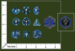 Elder Dice: Polyhedral Set: Seer's Eye: Interstellar - INB-EDP-T11 [787790575627]