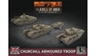 Flames of War: British: Churchill Armoured Troop - BBX56 [9420020248533]