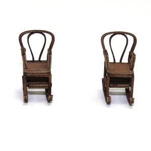 4Ground Miniatures: 28mm Furniture: Light Wood Bentwood Rocking Chair