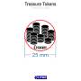 Litko: Treasure Tokens Transparent Yellow (10) - TS867-TYL
