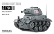 Meng: World War Toons: German Light Tank Panzer II - WWT-019 [4897038553488]