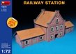 Miniart 1/72 Multi Colored Kit: Railway Station - MA102527 [4820041102527]