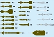 Platz: 1/144 Weapon Set 2: Precision-Guided Munition & Missile '70 - PLATZ-AW-2 [4545782078084]