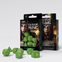 Q-Workshop: Dice Set: Classic Runic - Green and Yellow - QWSSCLR2F [5907699494163]