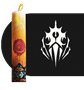 Ritual Candle Dice Tube: Crest of Dragon - INB-RCT-W01 [787790944386]