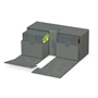 Ultimate Guard: Twin Flip N Tray XenoSkin 266: Monocolor Grey - UGD011363 [4056133025409]