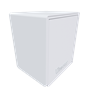 Ultra Pro: Alcove Flip Deck Box- Vivid White - UP16179 [074427161798]