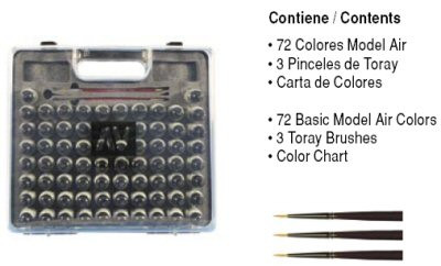 Vallejo Model Air Colour Chart