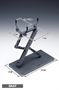 Wave POSING ARM (BLACK): Display Stand with Versatile Claws for Various Model Subjects - WAVE-HH024 [4943209340248]