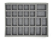 Battlefoam: 14 Large 10 Medium 2 X-Large Troop Foam Tray (BFL) (2") -  BF-BFL-14L10M2XT [810346030070]