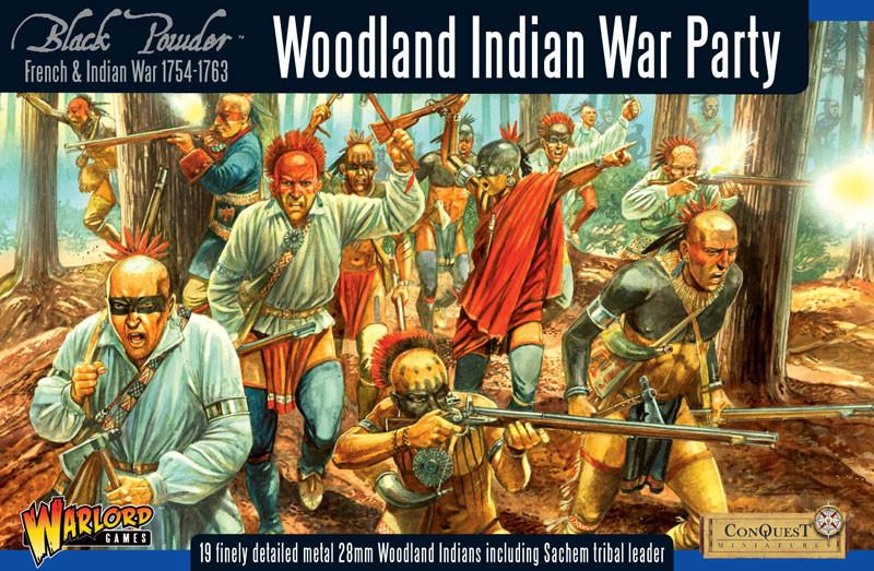 Black Powder: French Indian War 1754-1763: Woodland Indian War Party 
