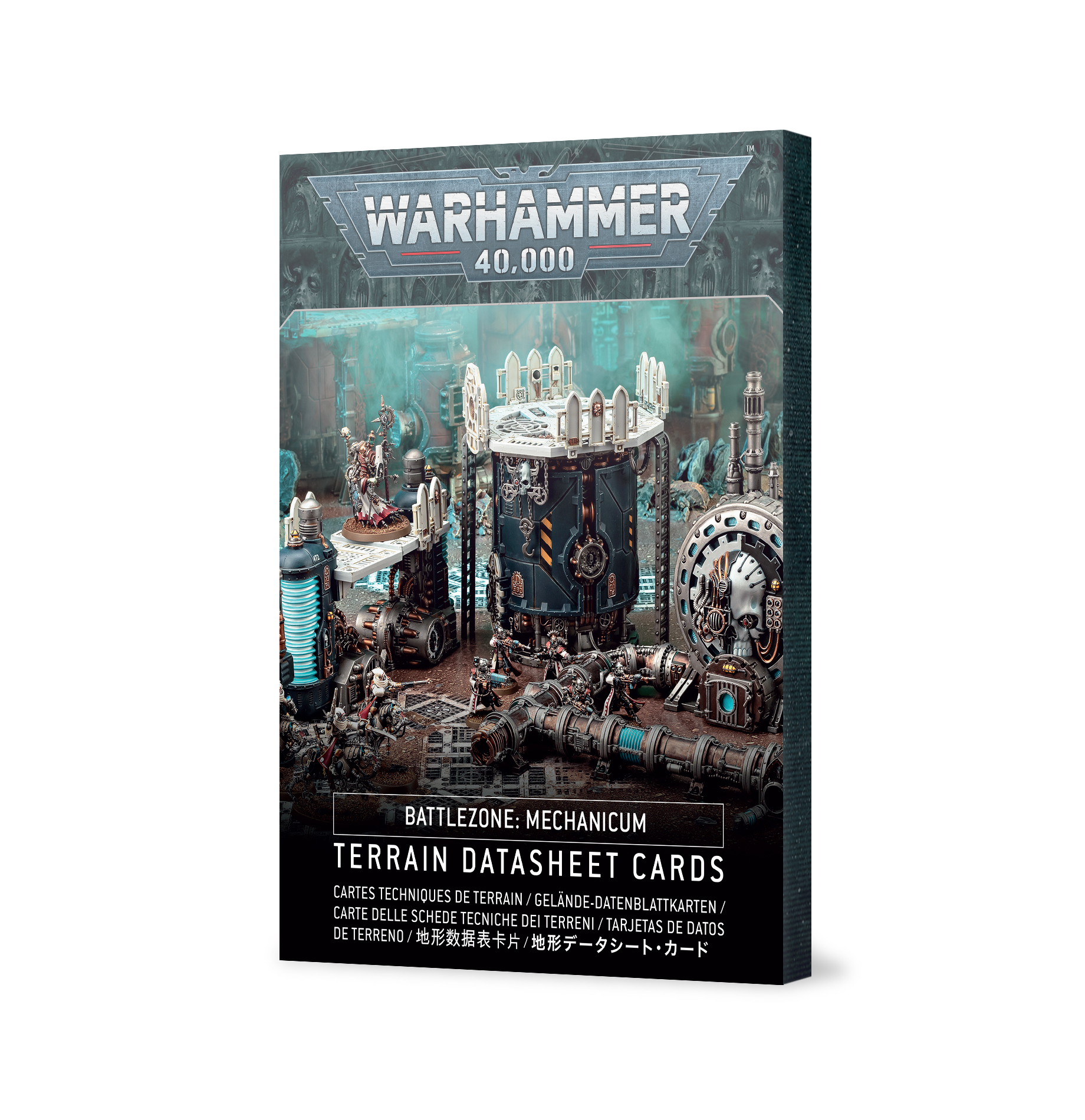 Warhammer 40,000: Battlezone Mechanicum: Terrain Datasheet Cards 