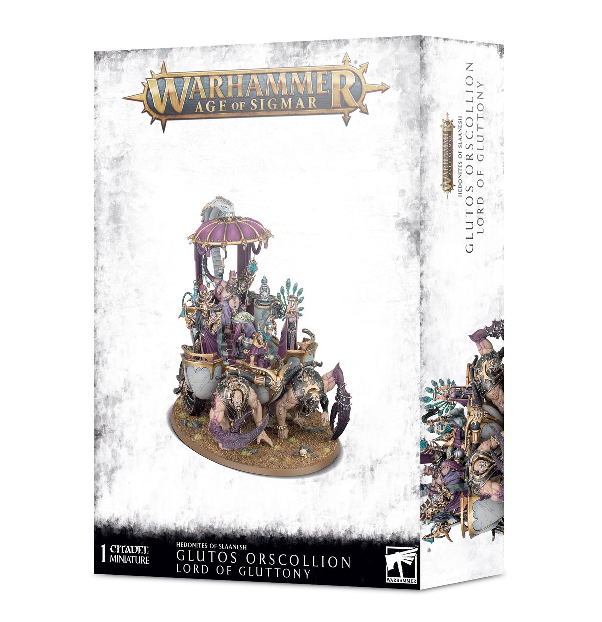 Warhammer Age of Sigmar: Hedonites of Slaanesh: Glutos Orscollion Lord of Gluttony 