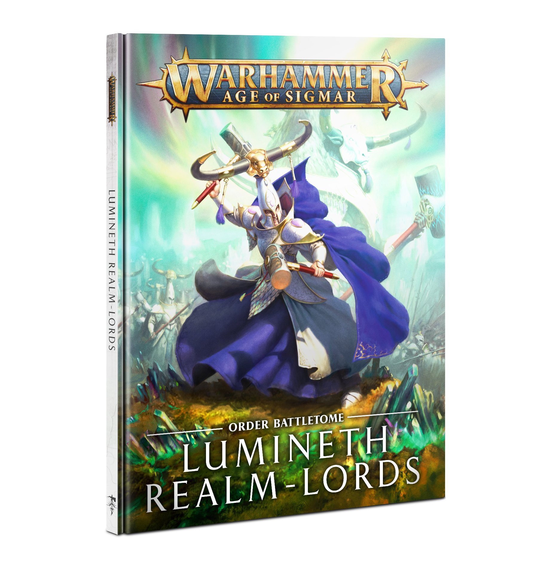 Warhammer Age of Sigmar: Battletome: Lumineth Realm-lords (First Wave 2020 HB) (SALE) 