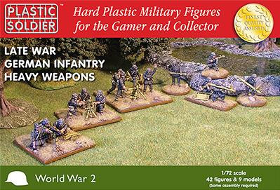 Plastic Soldier Company: 1/72 German: Late War German Infantry Heavy Weapons 
