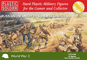 Plastic Soldier Company: 1/72 Russian: Infantry in Summer Uniform 