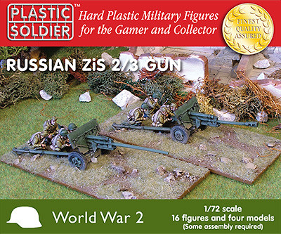 Plastic Soldier Company: 1/72 Russian: Zis 2 and 3 Anti Tank/ Field Gun 