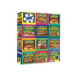 1000 PC Puzzle: SPAM BRAND: Sizzle Pork and Mmm 