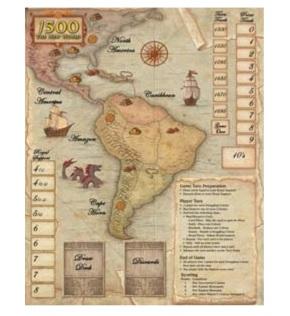 1500 The New World: Neoprene Roll-Up Game Mat 