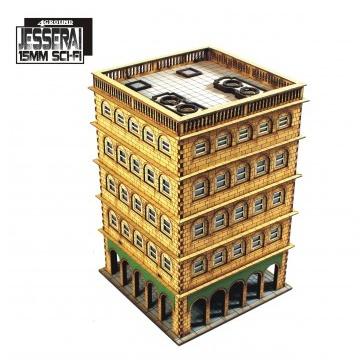 4Ground Miniatures: 15mm: Jesserai: District XXII Hab Block 1 