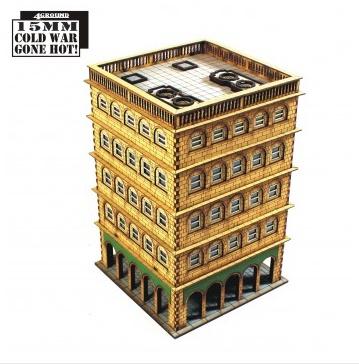 4Ground Miniatures: 15mm: Cold War Gone Hot!: Tenement Block 1 