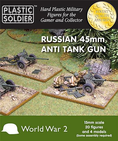 Plastic Soldier Company: 15mm Russian: 45mm Anti Tank Gun 