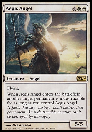 Magic: 2012 Core Set 001: Aegis Angel 