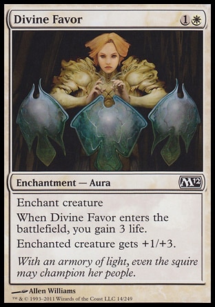 Magic: 2012 Core Set 014: Divine Favor 