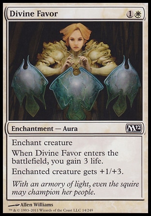 MTG: 2012 Core Set 014: Divine Favor 
