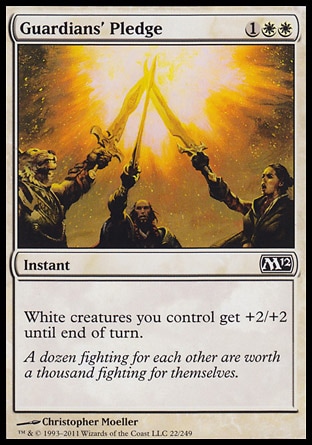 MTG: 2012 Core Set 022: Guardians Pledge 
