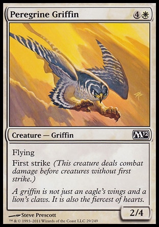 MTG: 2012 Core Set 029: Peregrine Griffin 