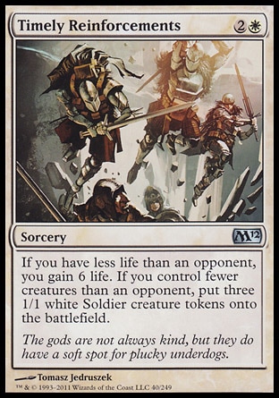 MTG: 2012 Core Set 040: Timely Reinforcements 