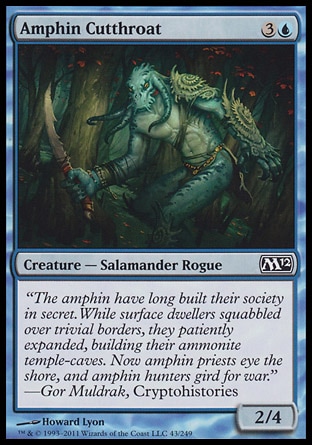MTG: 2012 Core Set 043: Amphin Cutthroat 