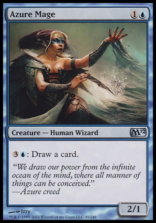 MTG: 2012 Core Set 045: Azure Mage 